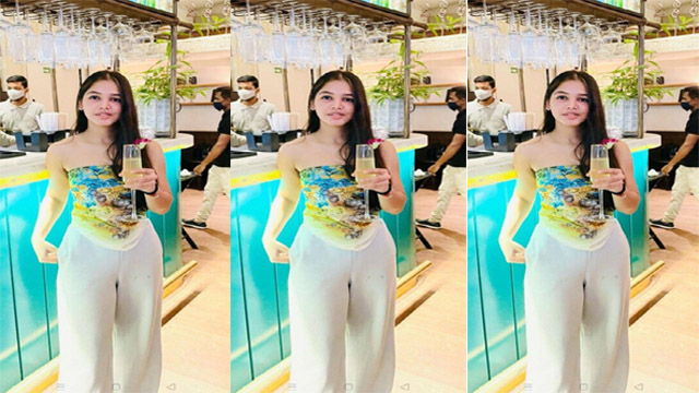 Drinking Sexy Horny Babe
