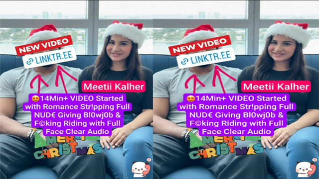 Meetii Kalher Christmas Giving – Amazing Blowjob & Riding Fuck